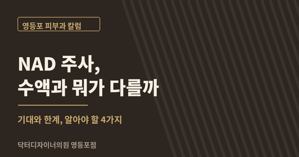 영등포 NAD 주사, 알아야 할 4 가지